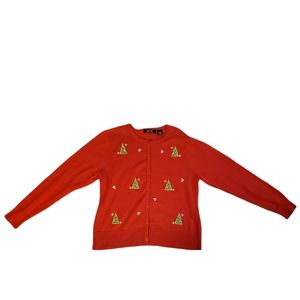 Crystal- Kobe Holiday Cardigan Women's Size Large